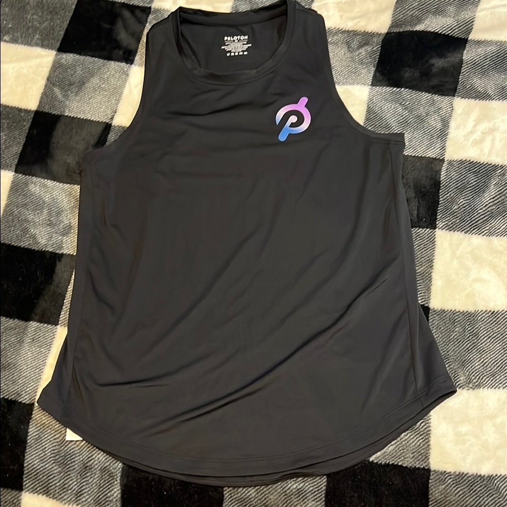Peloton Black Tank Top with Logo size XS